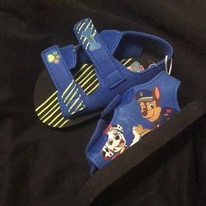 Paw patrol blue sandals for little boys